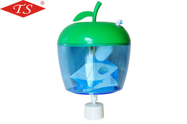 Σαφές πλαστικό δοχείο μεταλλικού νερού μορφής της Apple για το διανομέα πόσιμου νερού